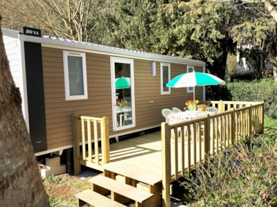 Comfort mobile home with 2 bedrooms, 24m² + TV + Wi-Fi + Terrace
