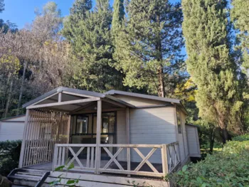 Mietunterkunft - Chalet Confort L’Amandier (2 Ch -4 Pers Max) 21 M² + Terrasse - Flower Camping les Tomasses