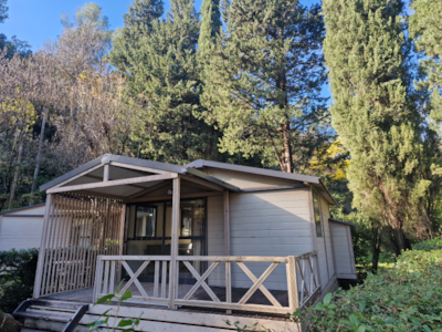Comfort Chalet l’Amandier (2 bedrooms - max. 4 people) 24 m² + terrace