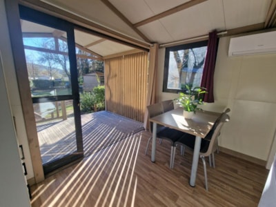 Comfort Chalet l’Amandier (2 bedrooms - max. 4 people) 24 m² + terrace