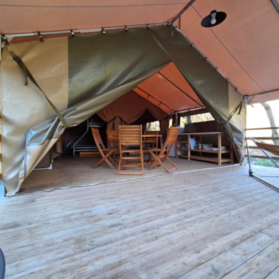 Cocoon River Lodge 28m2 (2 bedrooms - 5 people) (no bathroom) + terrace