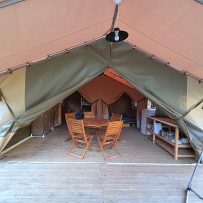 Cocoon River Lodge 28m2 (2 bedrooms - 5 people) (no bathroom) + terrace