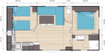 Mobile-home Grand Confort Riviéra