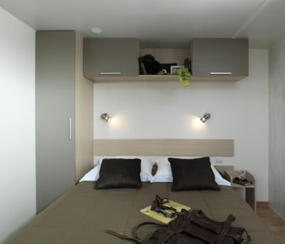 Mobile-home Grand Confort Figuéras - Semi-covered terrace