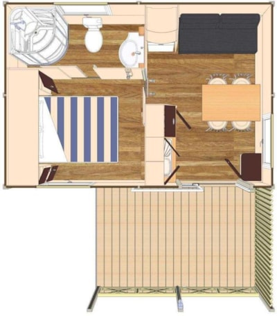 Chalet Confort Duo Tonga (no baby bed available)