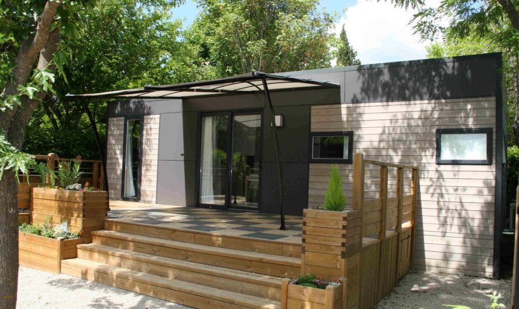 Mietunterkunft - Cottage Luxe - 2 Schlafzimmer - 1 Badezimmer - Camping Parc de la Dranse