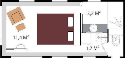 Bedroom - Suite Zen - 1 Bedroom - image n°7 - Camping Parc de la Dranse
