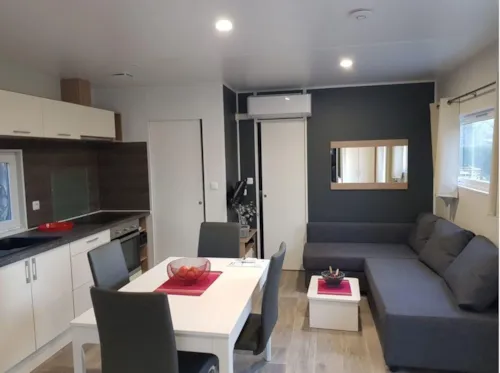 Accommodation - Cottage Luxe - 2 Bedrooms - 2 Bathrooms - image n°2 - Camping Parc de la Dranse