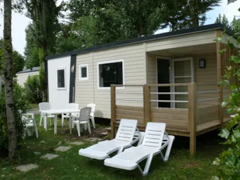 Mietunterkunft - Mobilheim Wohlfühlbereich 3 Schlafzimmer 1-6 Personen 30M² - Plein Air Locations - camping Les Tamaris