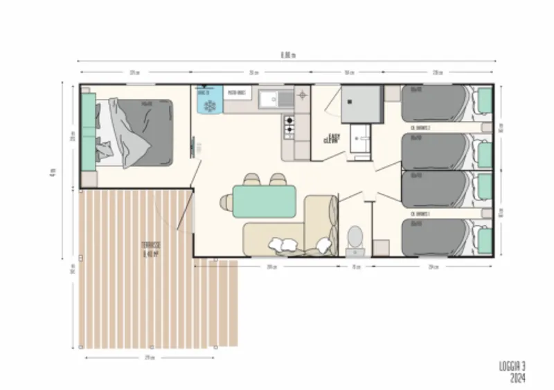 Mh Gamme Bien-Être 3 Chambres 30M²