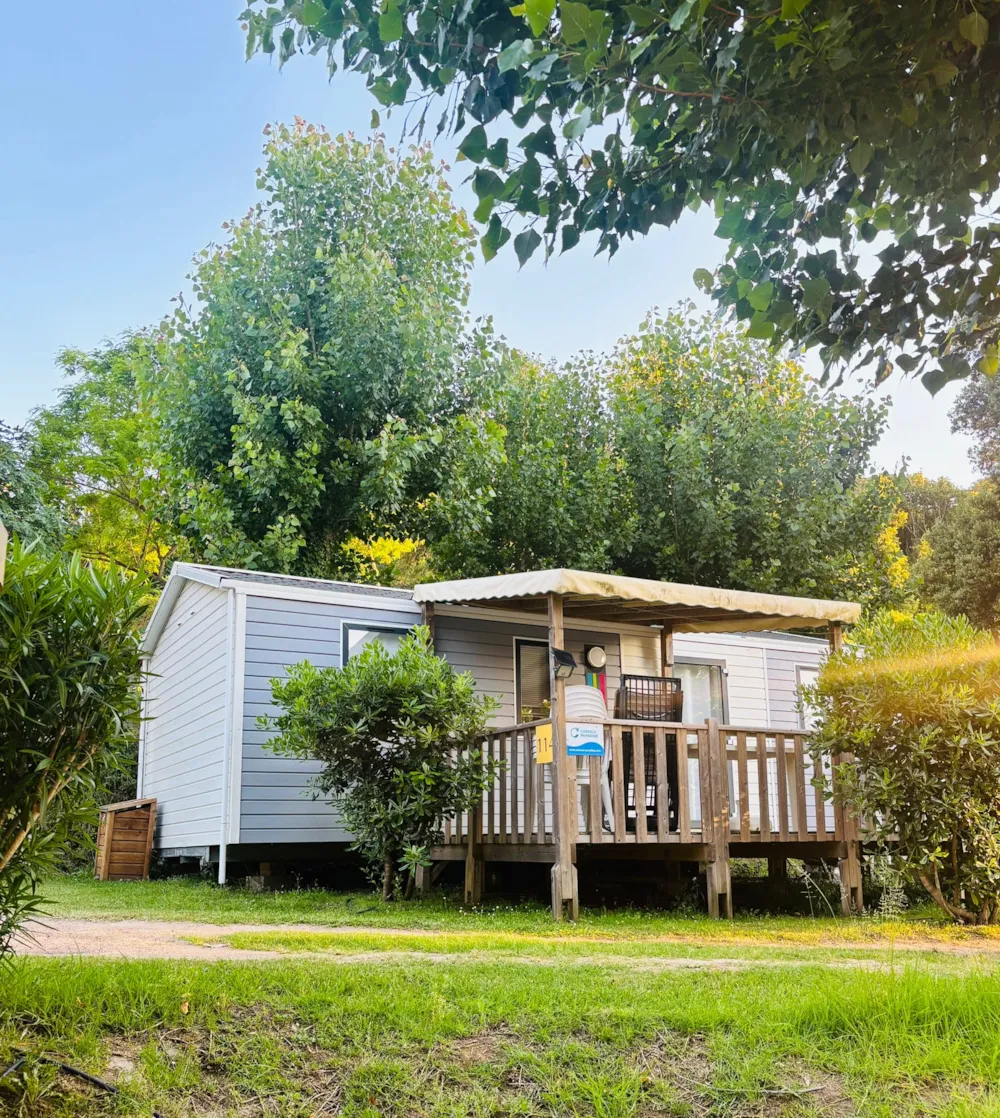 Location - Mobil-Home Bermudes Trio - Avec Tv - Camping Lacasa by Corsica Paradise
