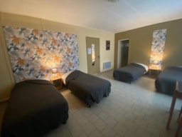 Zimmer - Schlafzimmer 4 Betten - Escapade Vacances - Résidence Le Moulin de Cesar