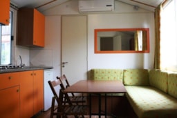 Mietunterkunft - Mobilheim Zwei Räume - Camping Salicamp Boschetto Holiday