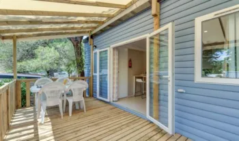 Mietunterkunft - Mobilheim Comfort Xl - 40M² - Klimaanlage - 3 Schlafzimmer - Erhöhte Terrasse - - Camping Marvilla Parks - Domaine du Clarys