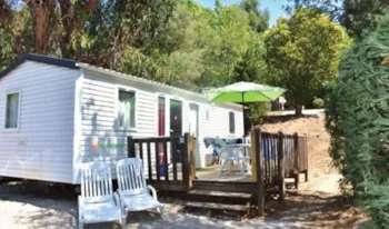 Mietunterkunft - Mobilheim Classic - 28M² - 3 Schlafzimmer - Nicht Überdachte Hochterrasse - Camping Marvilla Parks - Domaine du Clarys