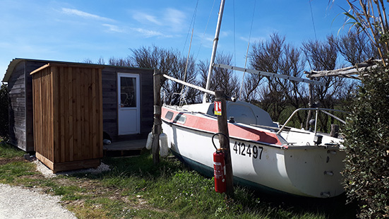Location - Roulotte + Bateau - Camping Le Chassiron