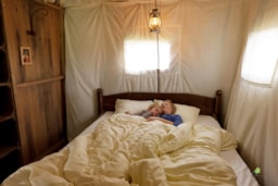 Location - Canvas Lodge Pour 10 (Max. 9 Adultes + 1 Enfant) - Camping la Ferme de la Folivraie