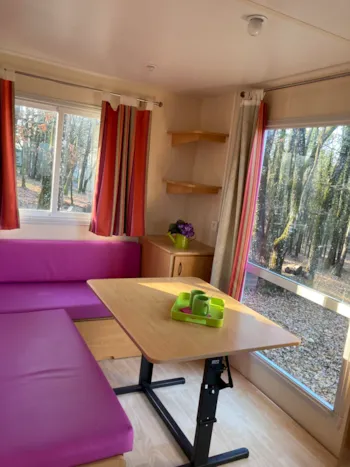 Mietunterkunft - Mobil-Home 2 Personnes - Les Bois de Prayssac