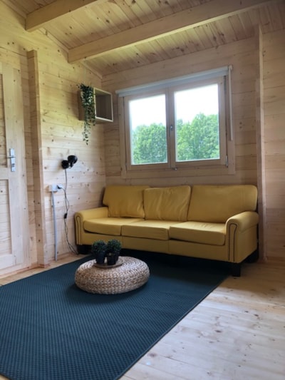 wooden cottage