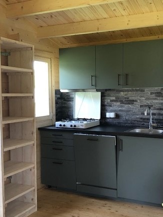 wooden cottage