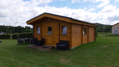 wooden cottage