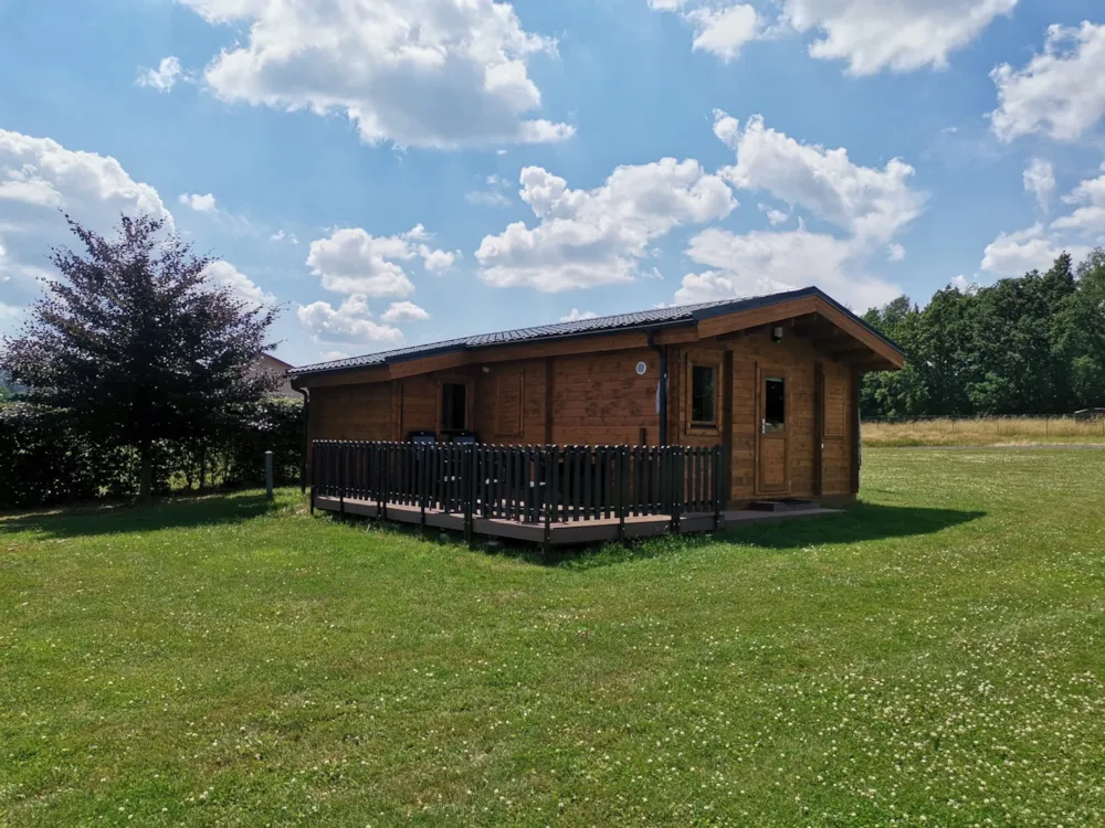 Luxuriöse Blockhütte