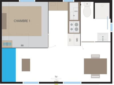Mobile-home URSUYA 1 Bedroom — 2
