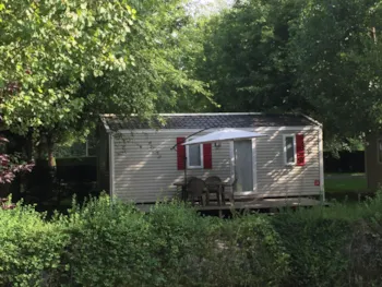 Mietunterkunft - Mobilheim Mondarain 2Ch - Camping la Ferme des 4 Chênes