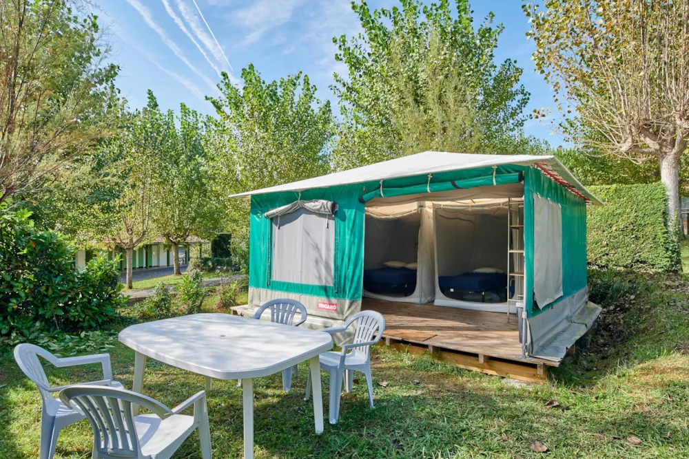 Huuraccommodatie(s) - Bungalis 2Ch - Camping la Ferme des 4 Chênes