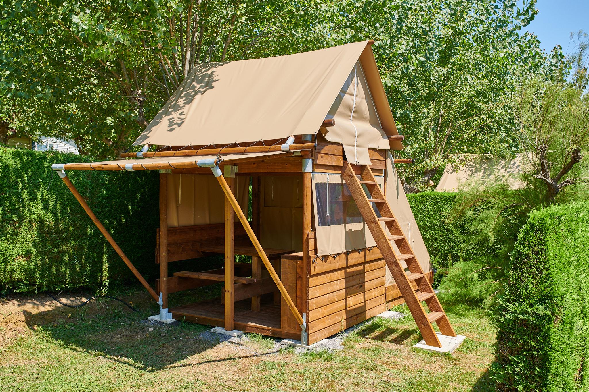 Accommodation - Tente Bivouac 2 Bedroms - Camping la Ferme des 4 Chênes