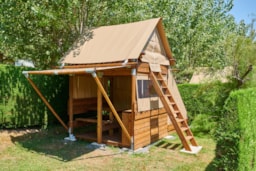 Location - Tente Bivouac 2 Chambres - Camping la Ferme des 4 Chênes