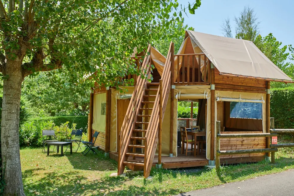 Huuraccommodatie(s) - Tente Caba - Camping la Ferme des 4 Chênes