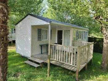Mietunterkunft - Mobil Home Jaizkibel 2Ch Terrasse Integrée - Camping la Ferme des 4 Chênes