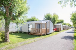 Huuraccommodatie(s) - 2 Slaapkamers Geïntegreerd Terras Nieuw 2024 - Camping la Ferme des 4 Chênes