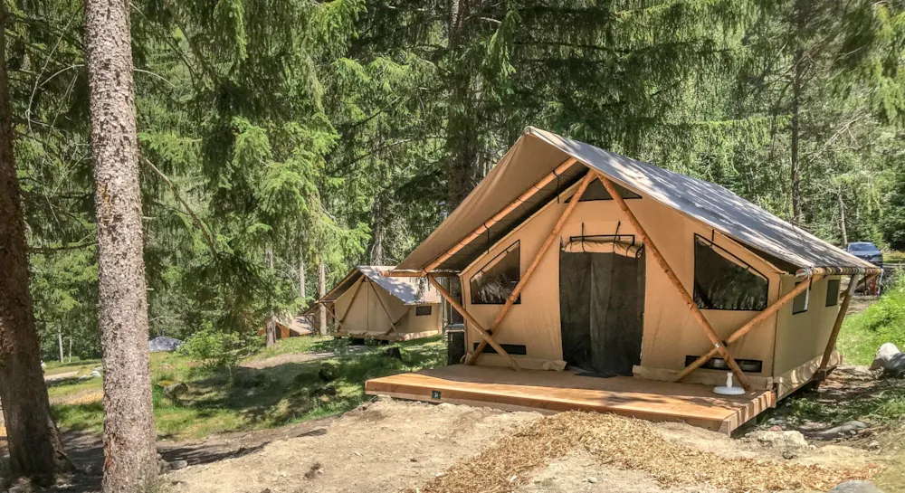 Location - Tente Trappeur - Huttopia Bozel en Vanoise