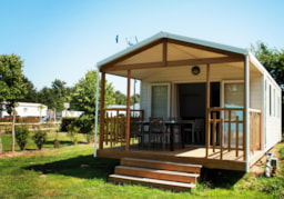 Mietunterkunft - Mobilheim 23 M² Panama 2 Zimmer - Camping Au Pré de l'Etang