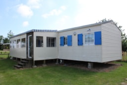 Mietunterkunft - Mobilheim 48M² Confort 2 Zimmer - Camping Au Pré de l'Etang