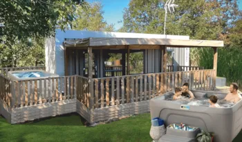 Huuraccommodatie(s) - Otello Duo Espace 2 Badkamers Premium - Camping Au Pré de l'Etang