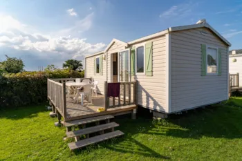 Mietunterkunft - Mobil Home Komfort - Camping Les Pommiers