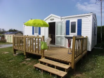 Mietunterkunft - Mobil Home Komfort - Camping Les Pommiers