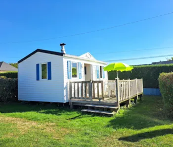 Mietunterkunft - Mobilheim Cosy (1 Schlafzimmer) 18M² Mit Terrasse - Camping Les Pommiers