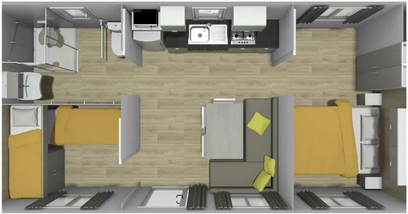 Mobil-Home Coral Trendy