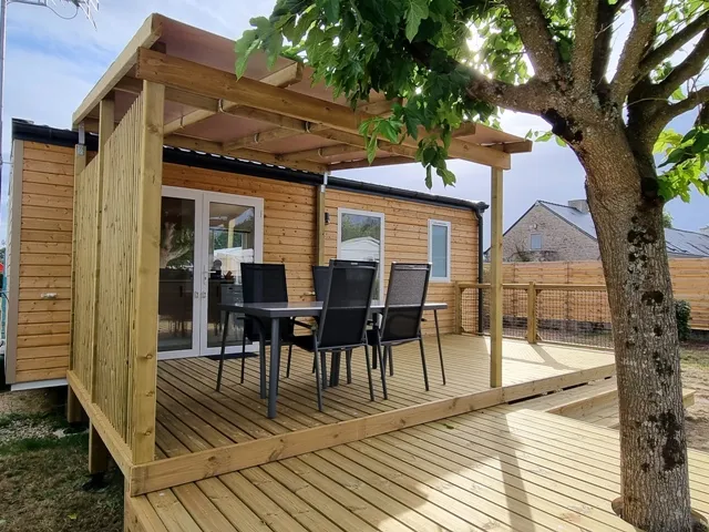 Collection Nature - Mobil Home 2 Chambres Avec Terrasse Couverte Et Cabane Pour Les Enfants