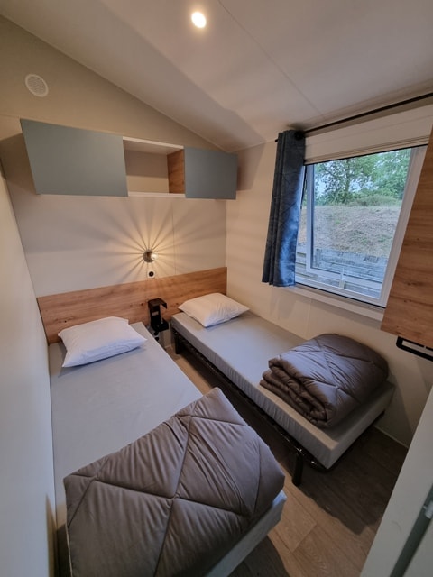 Collection Plaisir - Mobil-Home 2 Chambres Avec Terrasse Couverte, Tv Et Lave-Vaisselle.