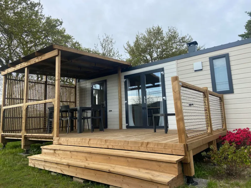 Collection Escapade - Mobil-Home 3 Chambres Avec Terrasse Couverte.