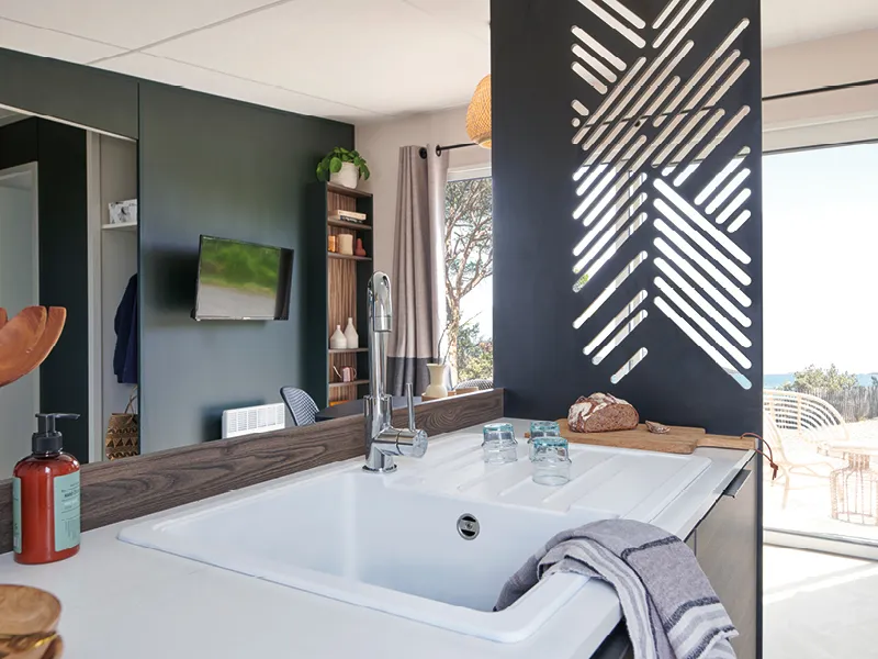 Collection Elegance - Mobil-Home Moderne Avec 3 Chambres Et 2 Salles De D'eau