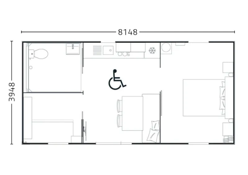 Collection Liberte - Mobil-Home Pmr  - 35M² - 2 Chambres