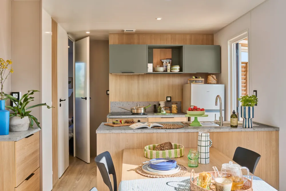 Location - Collection Serenite - Mobil-Home 3 Chambres, 2 Salles De Bain Avec Spa Privatif - Camping Domaine du Mès