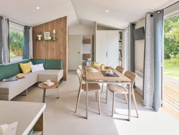 Mietunterkunft - Kollektion Plenitude – Mobilheim, 4 Schlafzimmern  2 Badezimmern Und Privatem Spa - Camping Domaine du Mès