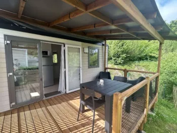 Mietunterkunft - Kollektion Cocon – Gemütliches Mobilheim Mit Einem Schlafzimmer - Camping Domaine du Mès